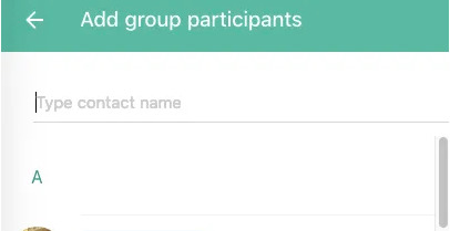 add whatsapp group participants